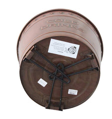 Metal Katlanır Ayaklı Yuvarlak Buz Kovası