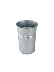 Galvaniz kaşıklık saksı