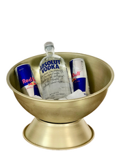 Metal Buz Kovası Gold ( orta boy )