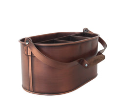 Metal Oval Bölmeli Çok Amaçlı Sepet ( orta boy )